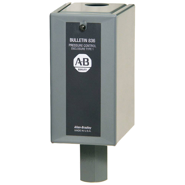 Allen Bradley 836 Electro-Mech Pressure Control Switch 836-C8A — Реле и датчики давления