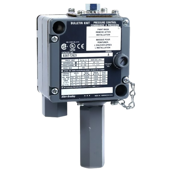 Allen Bradley Pressure Control Switch 836T-T262J — Реле и датчики давления