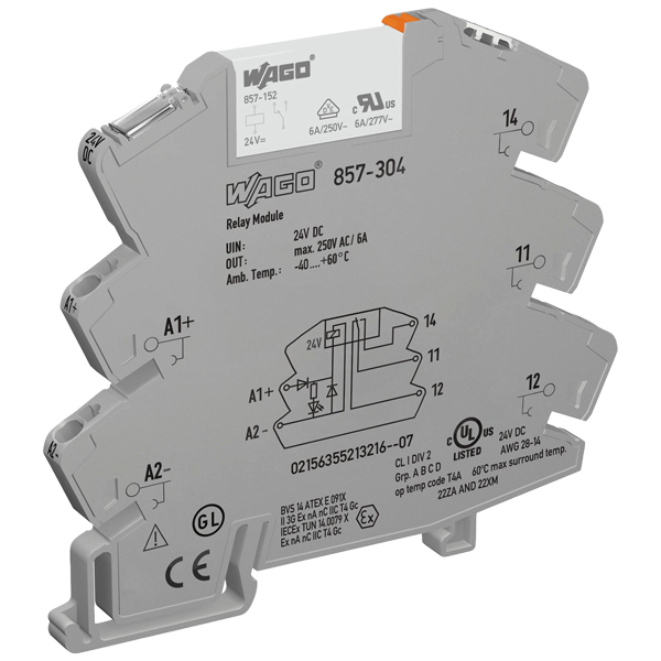 WAGO Relay Module 857-304 — Модули ввода-вывода