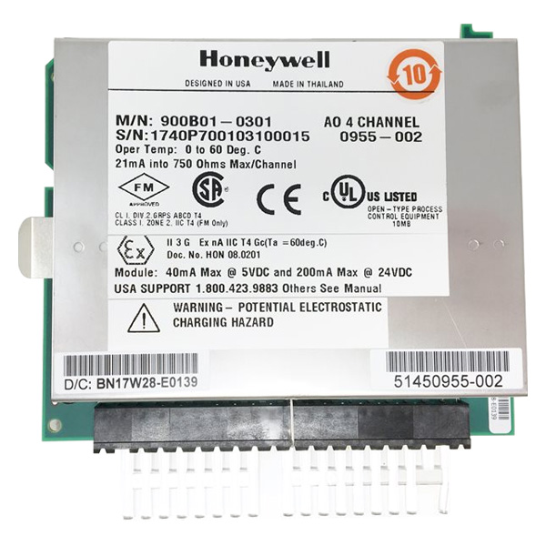 Honeywell Analog Output Module 900B01-0301 — Модули ввода-вывода
