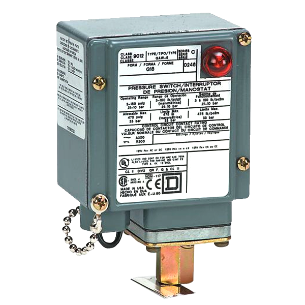 Square D Pressure Switch 9012GCWM2 — Реле и датчики давления