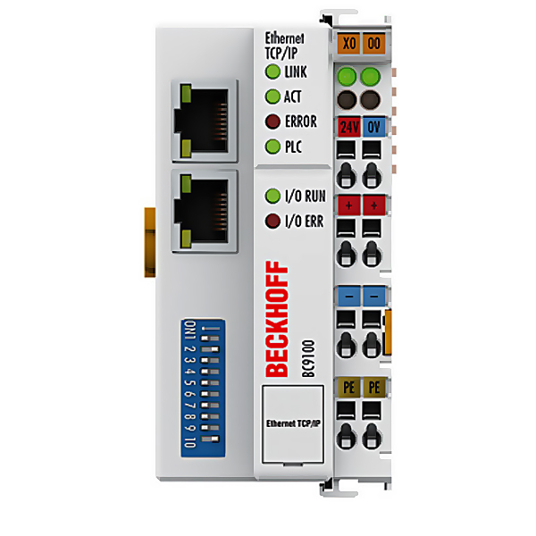 Beckhoff Ethernet TCP/IP Bus Terminal Controller BC9100 — Контроллеры и ПЛК