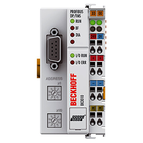 Beckhoff H2Bus Couplers for PROFIBUS DP BK3010 — Промышленные компоненты