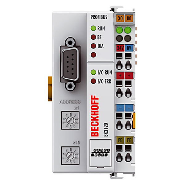 Beckhoff H2PROFIBUS “Economy plus” Bus Coupler, fibre optic BK3520 — Промышленные компоненты
