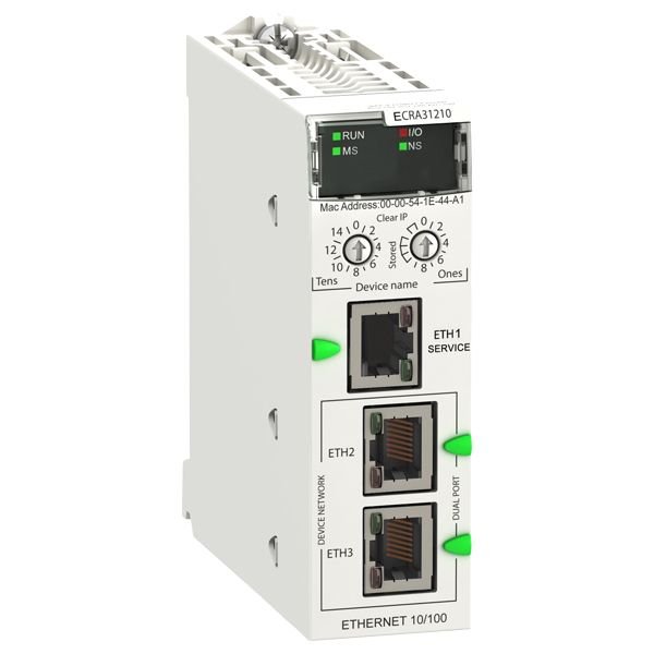 Modicon X80 EIO Drop Adapter with Ethernet Backplane BMECRA31210 — Кабели и соединители