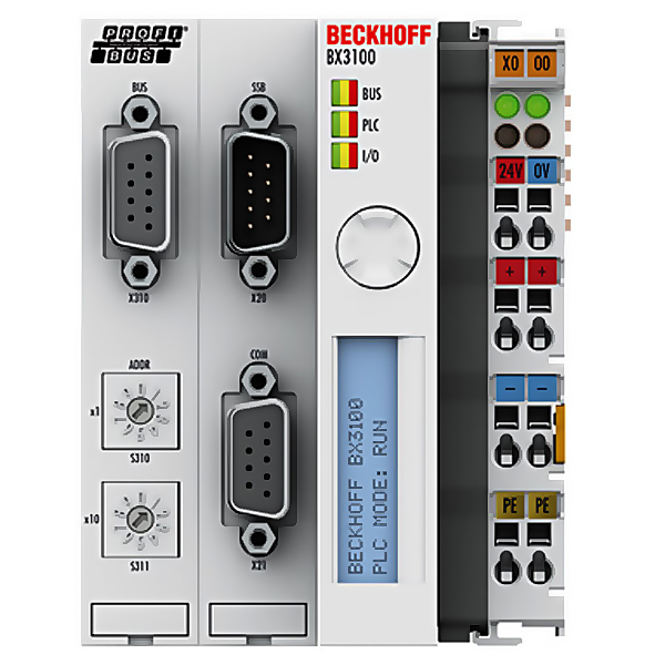 Beckhoff PROFIBUS Bus Terminal Controller BX3100 — Контроллеры и ПЛК