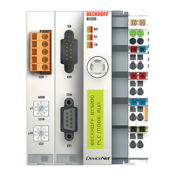 Beckhoff DeviceNet Bus Terminal Controller BX5200 — Контроллеры и ПЛК