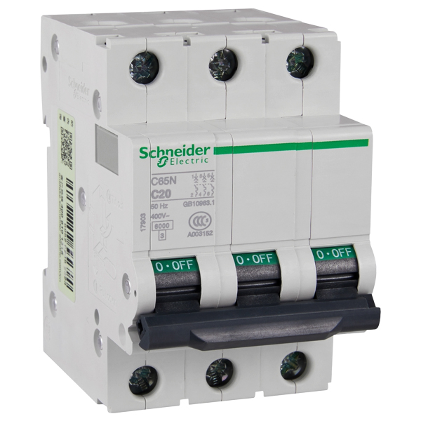 Schneider Electric Miniature Circuit Breaker C65N-C10A/2P — Промышленные компоненты