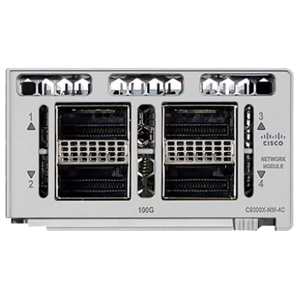 Cisco Catalyst 9300 4 x 100G/40G dual rate QSFP Network Modu