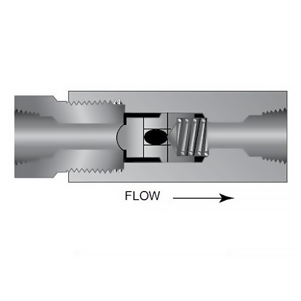 Parker Hannifin Pipe Ball Check Valve CPB4400 — Клапаны и арматура