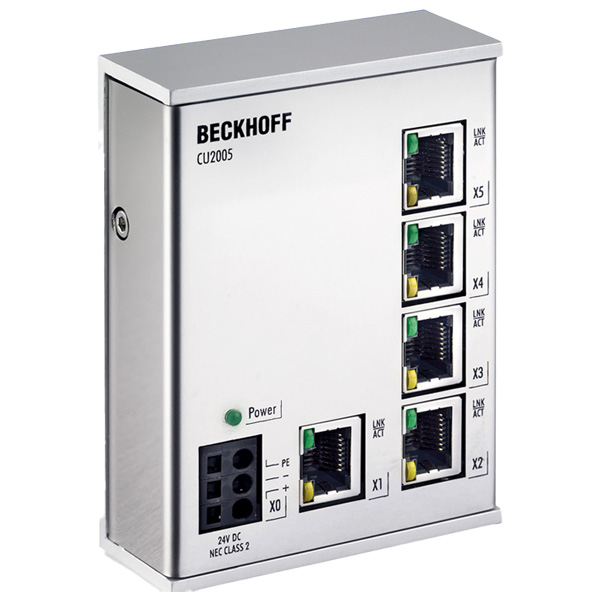 Beckhoff Ethernet Switch CU2005 — Промышленные сети