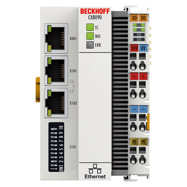 Beckhoff Embedded PC with Arm9™ and 2-port Ethernet Switch CX8090 — Промышленные сети
