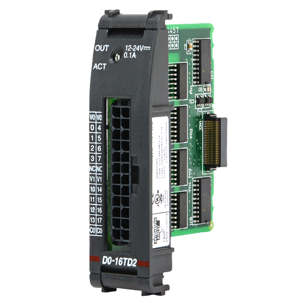 Koyo 16-point 12-24 VDC Current Sourcing Output Module D0-16TD2 — Модули ввода-вывода