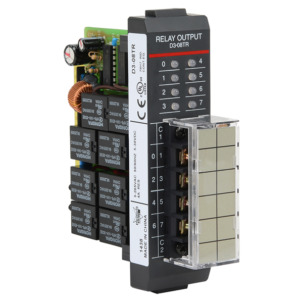 Koyo DL305 Relay Output Module: D3-08TR -Discontinued D3-08TR — Модули ввода-вывода