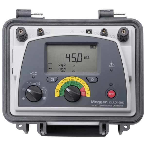 Megger Digital Low Resistance Ohmmeters DLRO10HD — Промышленные компоненты
