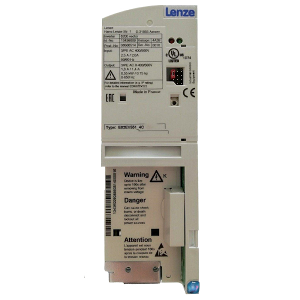 Lenze 8200 AC Drive Frequency Inverter E82EV551K4C — Приводы и преобразователи частоты
