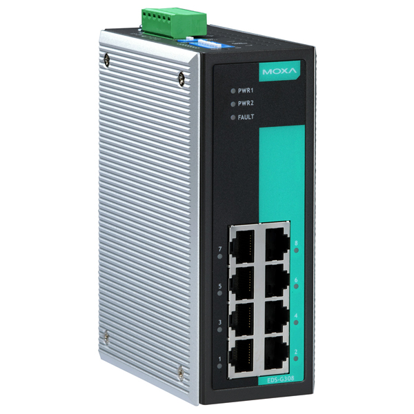 MOXA EDS-G308 Series Ethernet Switches EDS-G308 — Промышленные сети